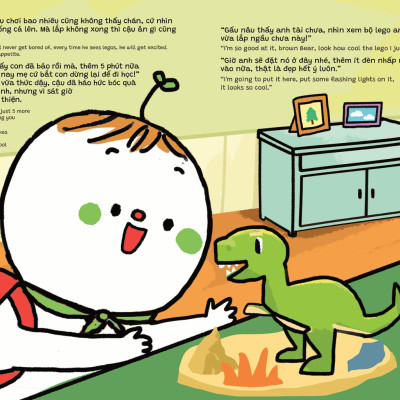 Truyện Ehon Song Ngữ Việt-Anh - Miu Bé Nhỏ Đón Giáng Sinh - Giấc Mơ Noel Kỳ Lạ