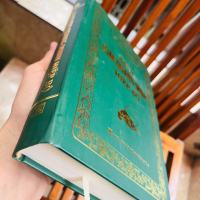 Sách - Kinh Kim Quang Minh Hiệp Bộ (Bìa cứng tặng kèm bao sách - giấy chống lóa)