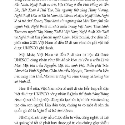 Du Lịch Việt Nam Qua Các Di Sản Thế Giới Được UNESCO Công Nhận (Tái bản 2025)