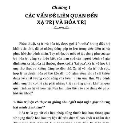 Phương Pháp Đieu Trị Bệnh Ung Thư Và Phục Hồi Sức Khoẻ 