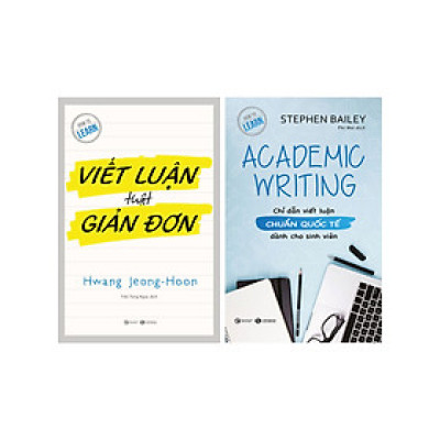COMBO VIẾT LUẬN THẬT GIẢN ĐƠN + CHỈ DẪN VIẾT LUẬN CHUẨN QUỐC TẾ DÀNH CHO SINH VIÊN (BỘ 2 CUỐN)