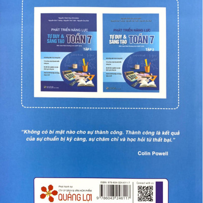 Phát Triển Năng Lực Tư Duy Và Sáng Tạo Toán 7 - Tập 2 (Biên Soạn Theo Chương Trình Giáo Dục Phổ Thông 2018)