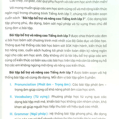 Global Success - Bài Tập Bổ Trợ Và Nâng Cao Tiếng Anh Lớp 7 - Tập 2 (Có Đáp Án)