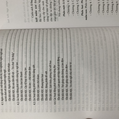 lí luận và phương pháp tổ chức hoạt động phát triển ngôn ngữ tuổi mầm non