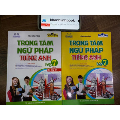Sách - GLOBAL SUCCESS - Trọng tâm ngữ pháp tiếng Anh lớp 7 tập 2
