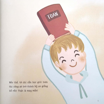 Ehon - Trẻ Là Thiên Tài Theo Một Cách Riêng - Tớ Không Dốt Toán, Tớ Chỉ Giỏi Theo Một Cách Riêng! (Từ 6 Tuổi)