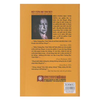 Sách - Hiện Tượng Học Tinh Thần - Trọn Bộ 2 Cuốn - Thời Đại
