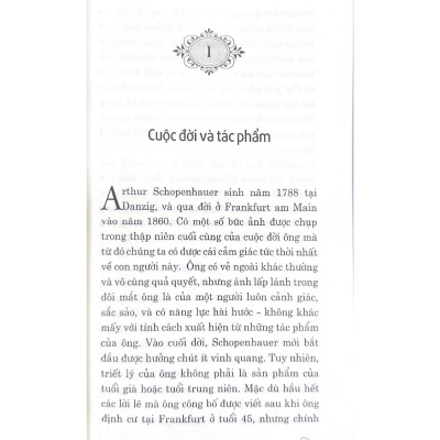 Dẫn Luận Về Schopenhauer