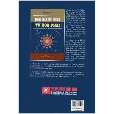 Sách - Trung Châu Tử Vi Đẩu Số - Tứ Hóa Phái - Trọn Bộ 2 Tập - Thời Đại