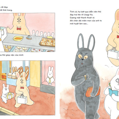 Ehon Nhật Bản - Chiến Lược Giảm Cân Của Thỏ Don Ussa (Dành Cho Trẻ Từ 3 Tuổi Trở Lên)