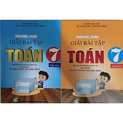 Sách - Combo Phương Pháp Giải Bài Tập Toán 7 Tập 1+ Tập 2 (Dùng Kèm SGK Kết Nối Tri Thức Với Cuộc Sống)