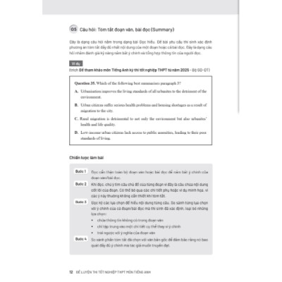 Combo Đề Luyện Thi Tốt Nghiệp THPT Môn Tiếng Anh + Làm Quen Với TOEFL ITP Reading + Bộ Đề Thi Thử Tốt Nghiệp THPT Môn Tiếng Anh