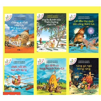 BỘ 6 CUỐN CHUYỆN XÓM GÀ