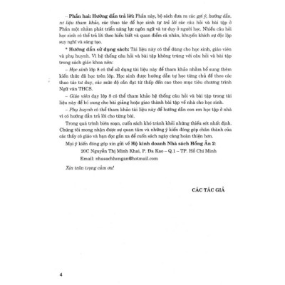 sách - phát triển kĩ năng đọc - hiểu và viết văn bản theo thể loại môn ngữ văn 8 (bám sát sgk cánh diều)