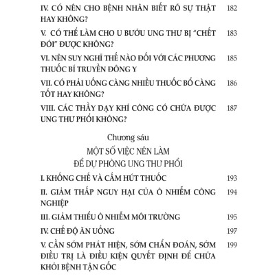 Ung Thư Không Phải Là Dấu Chấm Hết - Ung Thư Phổi