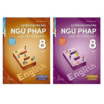 Sách Combo Luyện Chuyên Sâu Ngữ Pháp Và Bài Tập Tiếng Anh 8 - Chương Trình Mới - Megabook