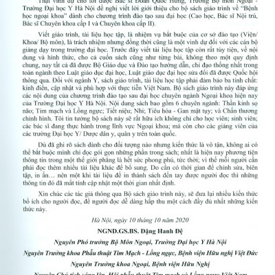 Bệnh Học Ngoại Khoa Tiêu Hóa  (Dùng cho đào tạo sau đại học)