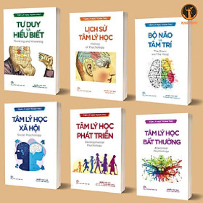 (Bộ 6 cuốn) BỘ SÁCH TÂM LÝ HỌC TOÀN THƯ (TƯ DUY VÀ HIỂU BIẾT - LỊCH SỬ TÂM LÝ HỌC - BỘ NÃO VÀ TÂM TRÍ - TÂM LÝ HỌC XÃ HỘI - TÂM LÝ HỌC PHÁT TRIỂN - TÂM LÝ HỌC BẤT THƯỜNG)