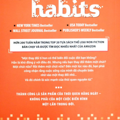 Atomic Habits - Thay Đổi Tí Hon Hiệu Quả Bất Ngờ (Tái Bản 2023)