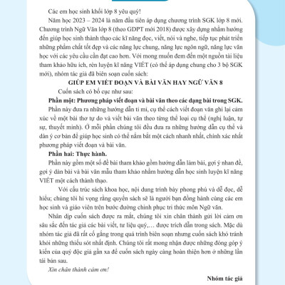 Giúp Em Viết Đoạn Và Bài Văn Hay Ngữ Văn 8