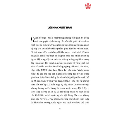 Đối đầu Nga - Mỹ "Cuộc chiến tranh lạnh" mới