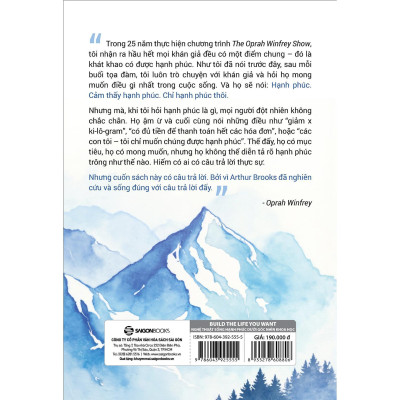 Sách - Nghệ Thuật Sống Hạnh Phúc Dưới Góc Nhìn Khoa Học - Arthur C. Brooks & Oprah Winfrey - Saigon Books