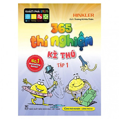 Sách - 365 Thí Nghiệm Kỳ Thú - Combo 5 Cuốn