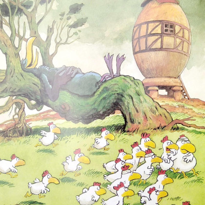 Gà Con Bé Bỏng, Quái Thú Và Chàng Hiệp Sĩ (Tái Bản)