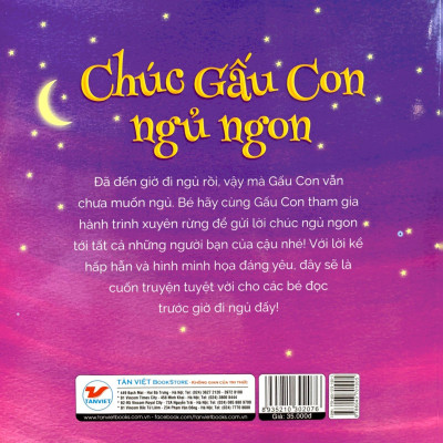 Ehon Châu Âu - Chúc Gấu Con Ngủ Ngon