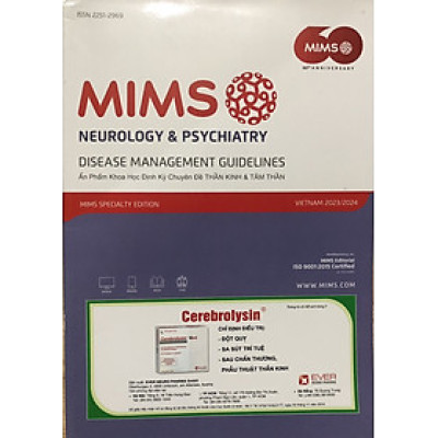 Sách - Mims 2023/2024 Ấn phẩm Khoa học Định kỳ Chuyên đề Thần kinh & Tâm thần