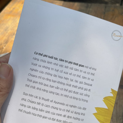 CƠ THỂ PHI TUỔI TÁC, TÂM TRÍ PHI THỜI GIAN – Deepak Chopra – Kiều Anh Tú dịch -  Thái Hà -NXB Thế giới