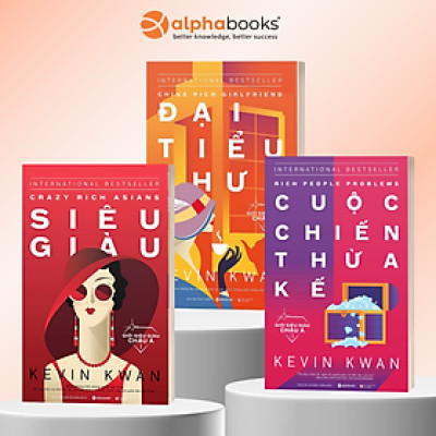 Combo Bí Mật Giới Siêu Giàu ( Giới Siêu Giàu Châu Á 1: Siêu Giàu + Giới Siêu Giàu Châu Á 2: Đại Tiểu Thư + Giới Siêu Giàu Châu Á 3: Cuộc Chiến Thừa Kế)  (Tặng Tickbook đặc biệt)