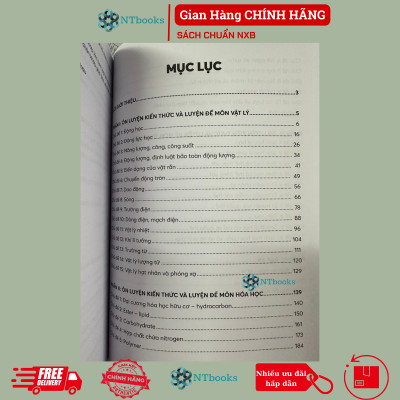 Sách Trọng tâm kiến thức & câu hỏi ôn luyện các môn Khoa học tự nhiên
