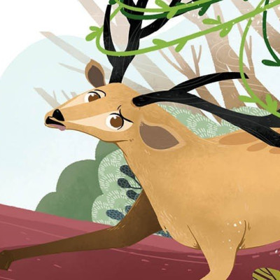 Ngụ Ngôn Song Ngữ Anh - Việt: Đôi Sừng Hươu (Tái Bản 2019)