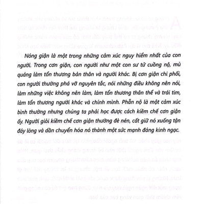 Sách - Điềm Tĩnh Và Nóng Giận (Tái Bản 2024)