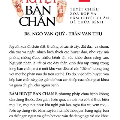 Bấm Huyệt Bàn Chân - Vanlangbooks - Tái Bản 2023