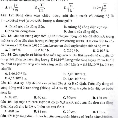 	Ôn Luyện Thi Tốt Nghiệp THPT Bài Thi Khoa Học Tự Nhiên 2023 _EDU