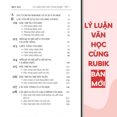 Sách - Lý luận văn học cùng Rubik (Tập 2) - Rubik Văn Chương