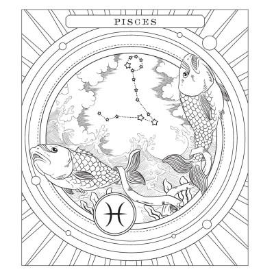 Sách Tô Màu Chiêm Tinh - Tô Màu Theo Cách Của Bạn Để Khai Mở Trực Giác Diệu Kỳ