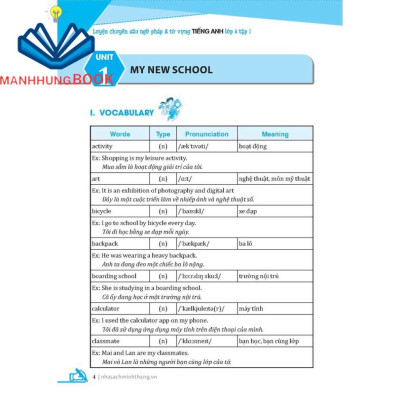 Sách - Combo 3c Luyện chuyên sâu ngữ pháp và từ vựng & bài tập tiếng anh & bộ đề kiểm tra tiếng anh lớp 6 tập 1