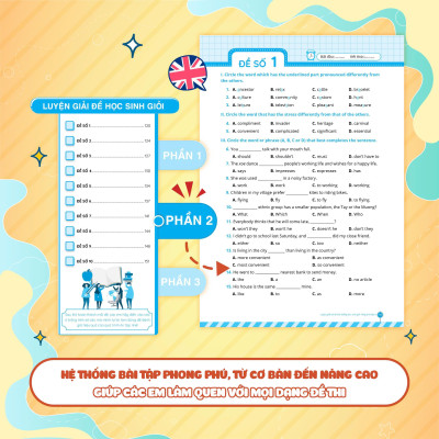 Sách - Luyện Giải Bộ Đề Bồi Dưỡng Học Sinh Giỏi Tiếng Anh Lớp 8 - Megabook