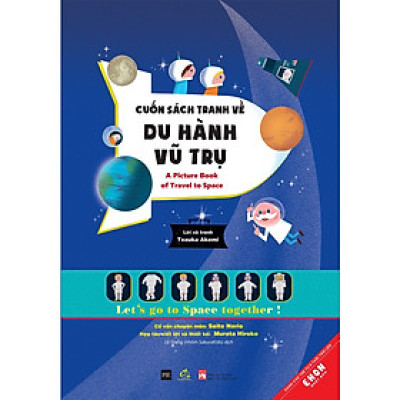 Sách Ehon Nhật Bản - Cuốn sách tranh về Du hành vũ trụ - Ehomebooks