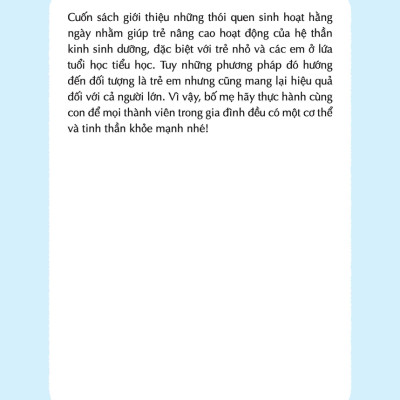 Dành Cho Con Những Điều Tốt Đẹp Nhất - 62 Thói Quen Tốt Giúp Trẻ Có Hệ Thần Kinh Sinh Dưỡng Khỏe Mạnh_TV