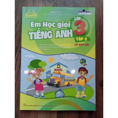 Sách - Cpmbo Em học giỏi tiếng anh lớp 3 tập 1 + 2 - có đáp án ( GLOBAL SUCCESS )