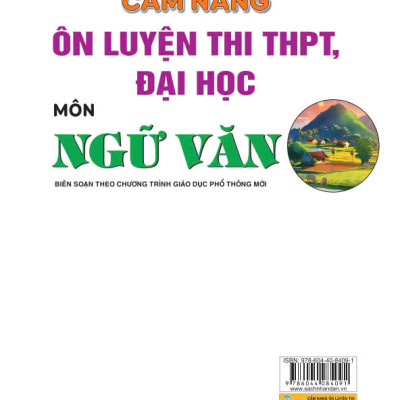 Sách - Cẩm Nang Ôn Luyện Thi THPT, Đại Học Môn Ngữ Văn - Biên soạn theo chương trình GDPT 2018 - ndbooks