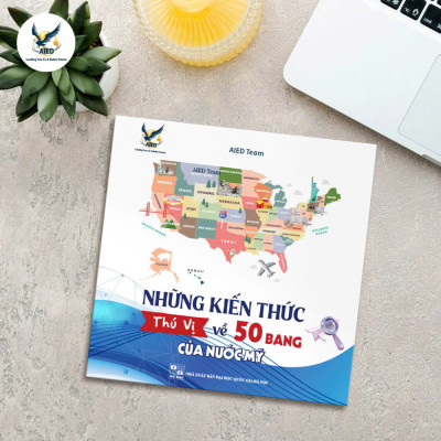 Những kiến thức thú vị về 50 bang của nước Mỹ (Tặng kèm 3 bookmark)