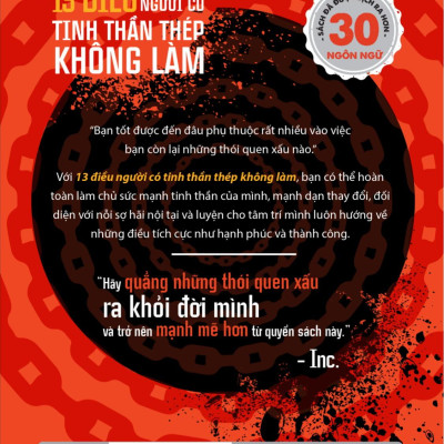 13 Điều Người Có Tinh Thần Thép Không Làm (Tái Bản 2020)