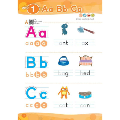 Sách - Phonics Go - Học Âm - Học Vần Tiếng Anh Chuẩn Quốc Tế - Con Học Phát Âm Đánh Vần Tiếng Anh 1 - Megabook