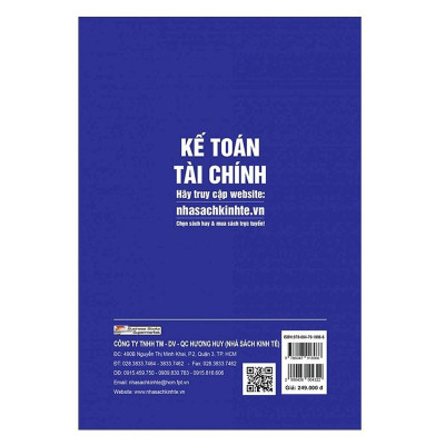 Sách - Kế Toán Tài Chính - NS Kinh Tế