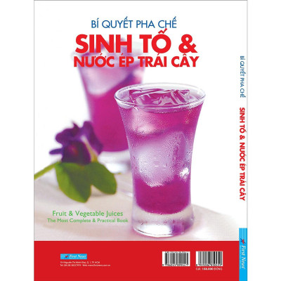 Sách - Bí Quyết Pha Chế Sinh Tố & Nước ép Trái Cây